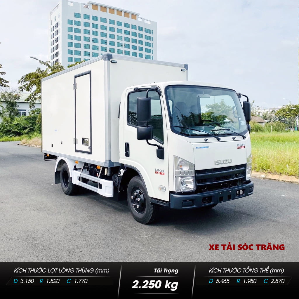 Isuzu QKR230 Đầu Vuông – Thùng Bảo Ôn 2.2 Tấn