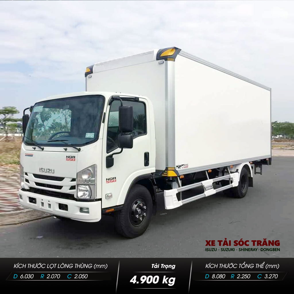 Isuzu NQR550 (NQR75ME5) 4.9 Tấn – Thùng Bảo Ôn